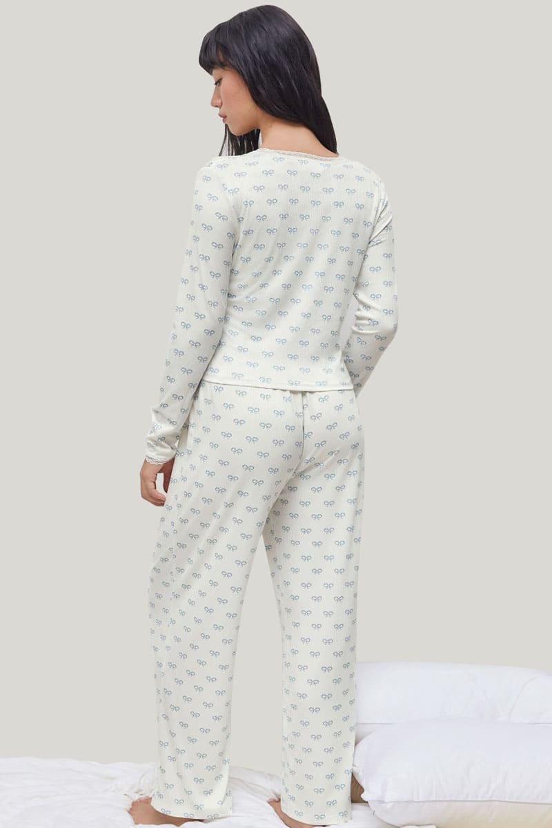 Bamboo Pjs Set Wholesale,Private Label Ladies Pjs Set