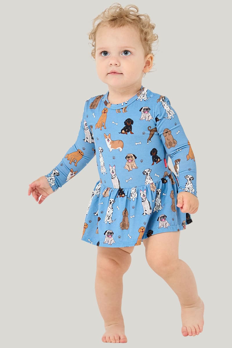 Wholesale Baby Onesie Dresses, Bulk Toddler Printed Dress Factory