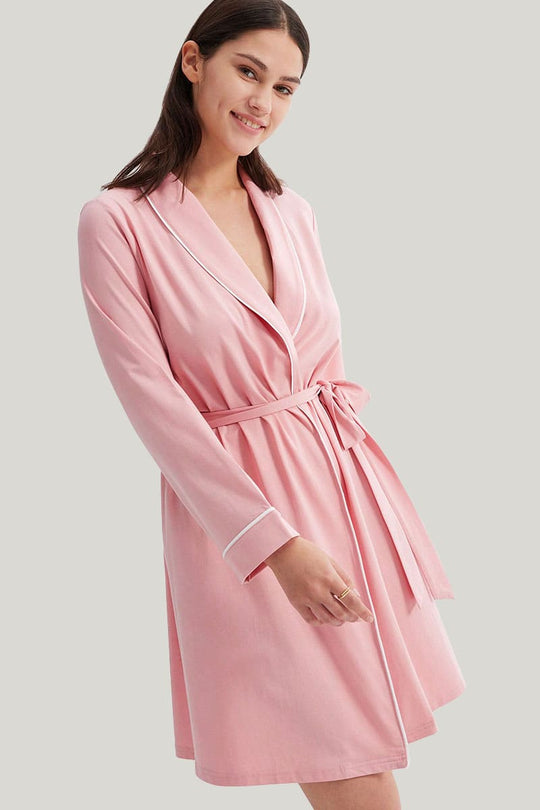 Private Label Women's Shawl Collar Robe