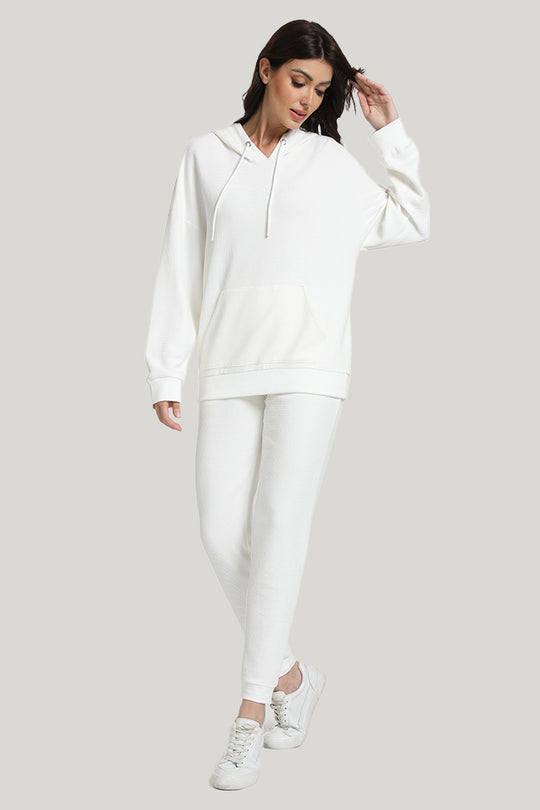 Sports Style Women’s Knit Long Sleeve Bamboo Pajamas-2315580061