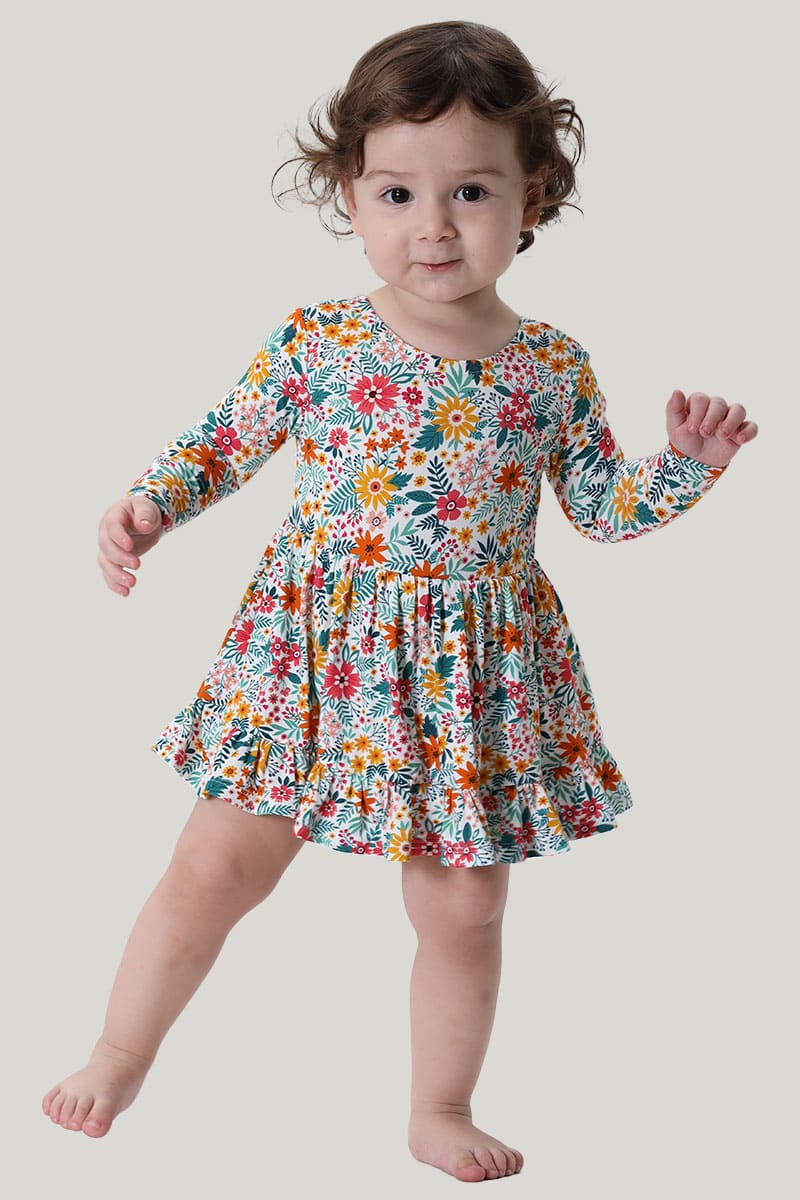 Wholesale Baby Romper Dresses, Bulk Toddler Printed Dress Factory