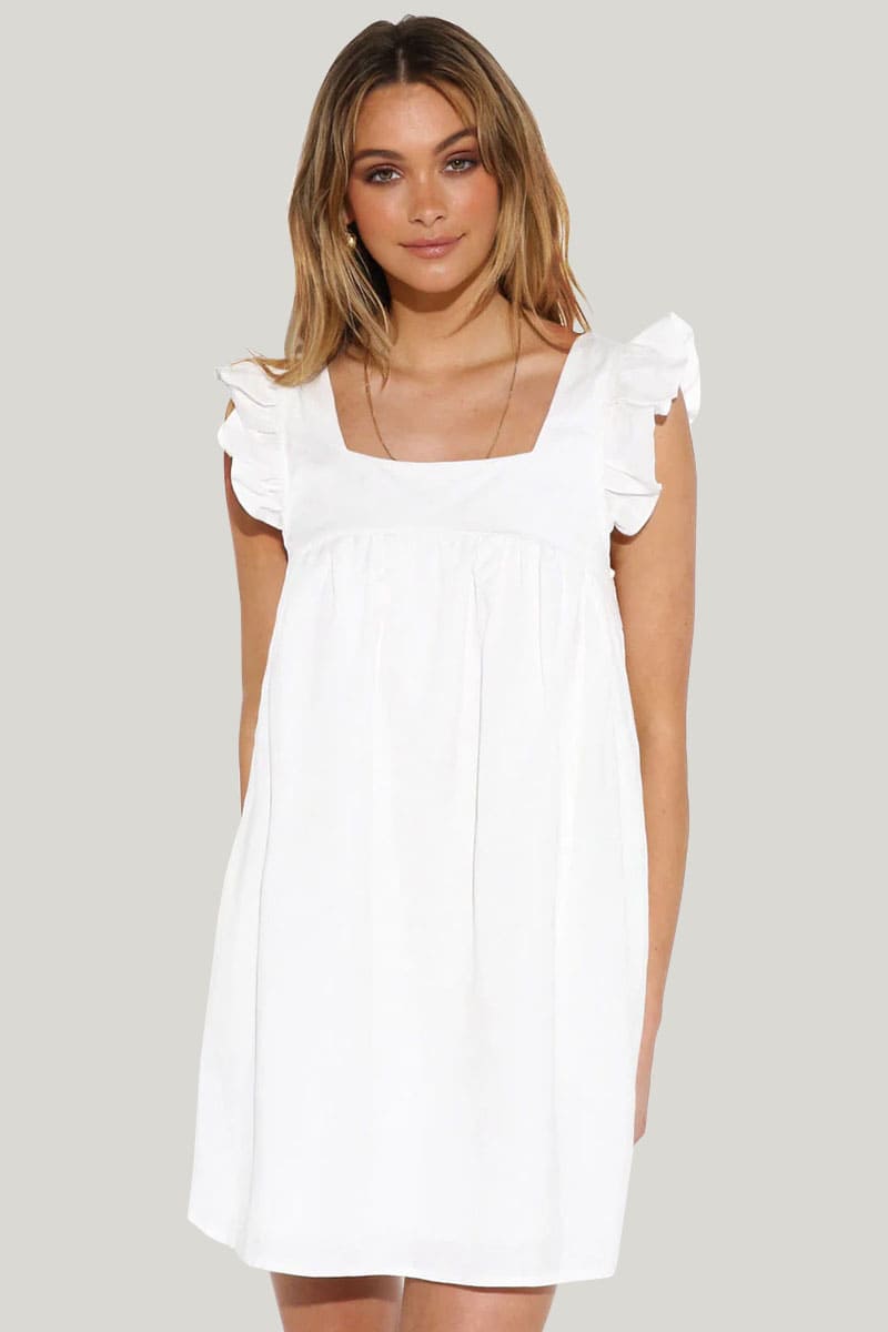 Private Label Solid Cotton Nightdress